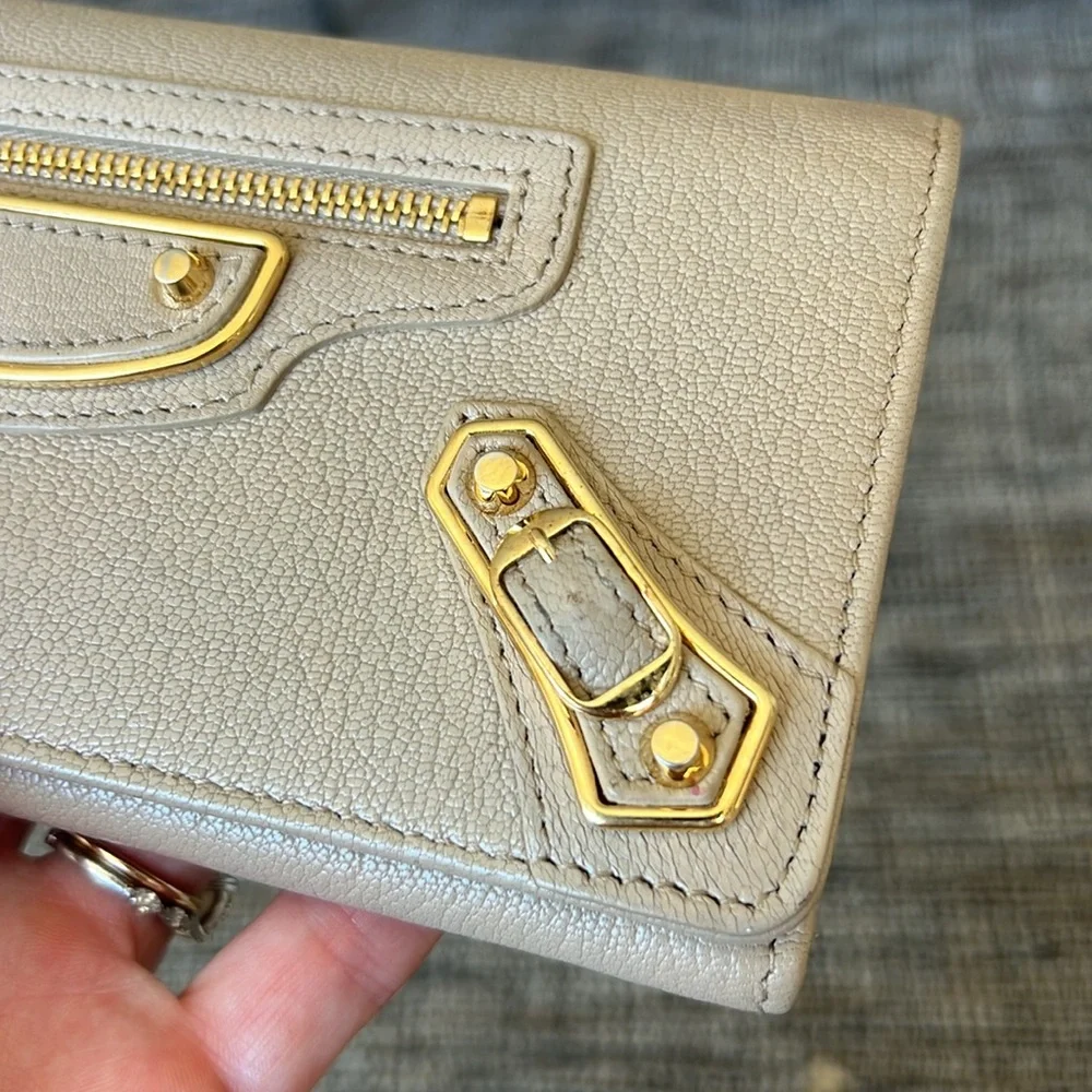 Balenciaga le city long wallet in taupe - Picture 3 of 12